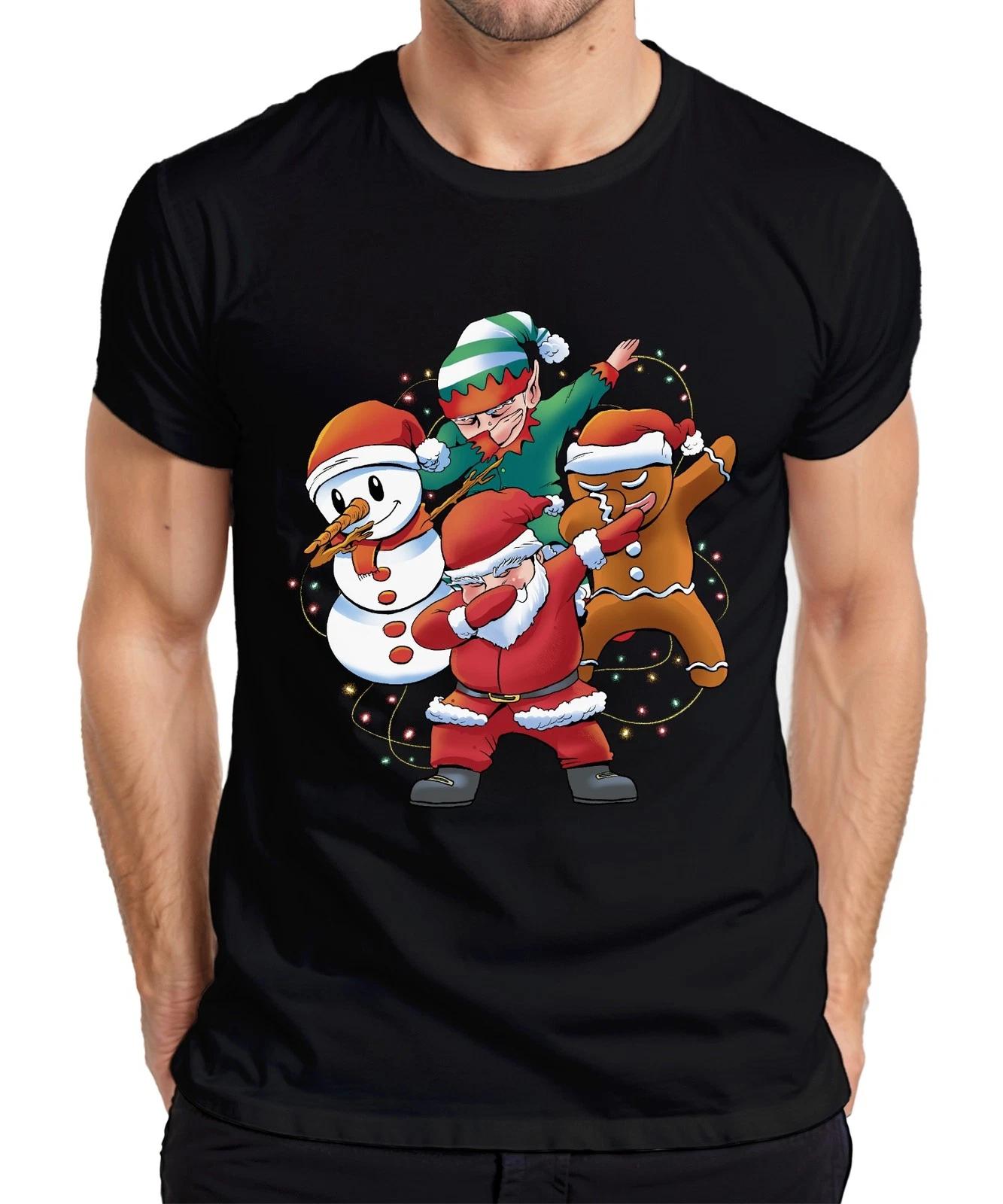 Dabbing Schneemann Elf Santa - Weihnachten Weihnachtsgeschenk Christmas Herren T XL