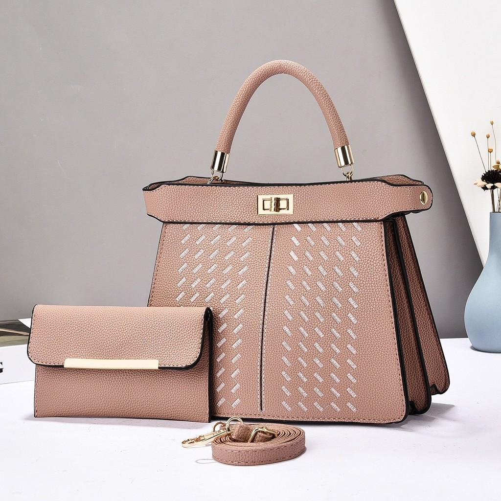 Pu Crossbody Bag For Women With Stitching And Multiple Pockets For Daily Use