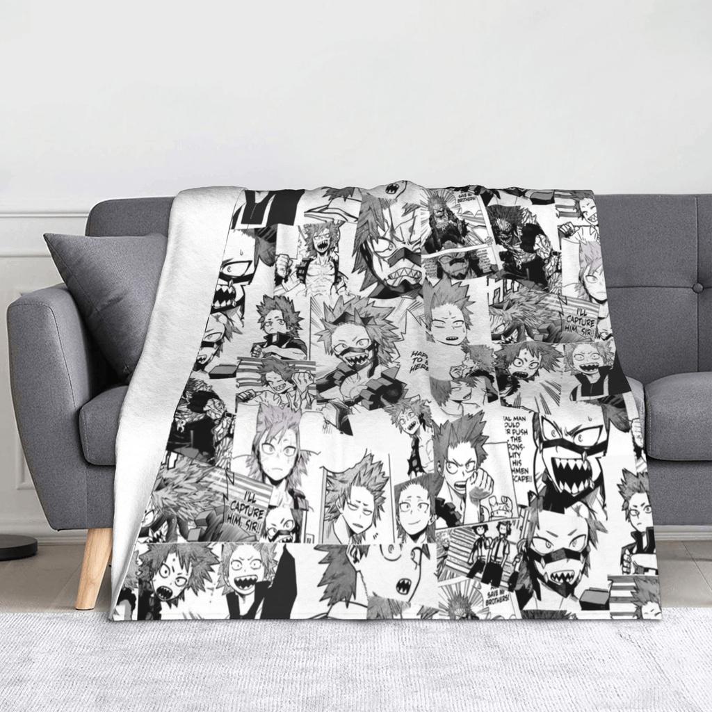 Hawks My Hero Academia Blanket Fleece Spring Autumn Portable Super Soft Throw Blankets for Bedding Bedroom Bedspread