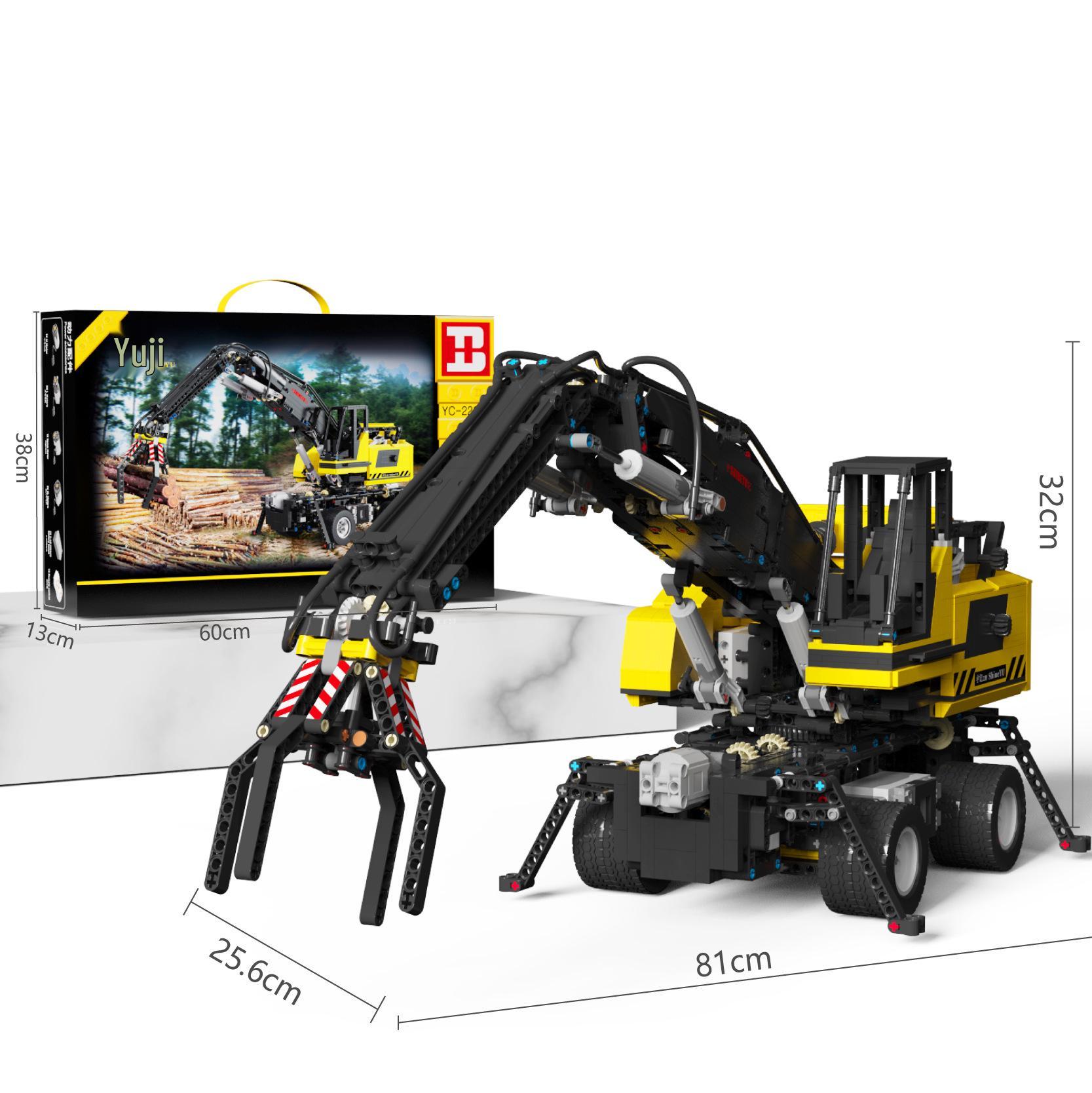 Xinyu Advanced Mechanical Grab Bucket RC Electric Assembly Toy for Adults