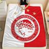 Olympiacos Poster Flanelldecke, Hohe Qualität, Bequem für alle Jahreszeiten, Heimdekoration, Wärme und Komfort