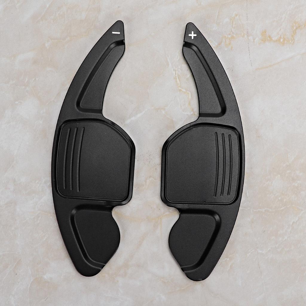 2pcs Car Steering Wheel Shift Paddle Blade Shifter Black Fit for A3 A4L A5 A6 A7 A8 S5