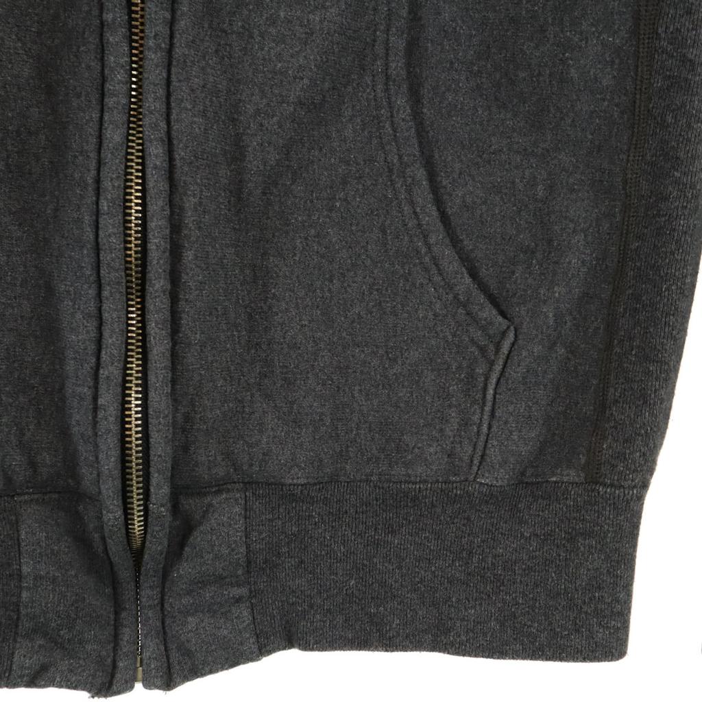 A VONTADE Long sleeve Zip hoodie S Gray Back brushed Women Used