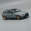 MINIGT 864 Metallic grey BMW M3 Competition Touring Brooklyn 1:64 alloy car Model