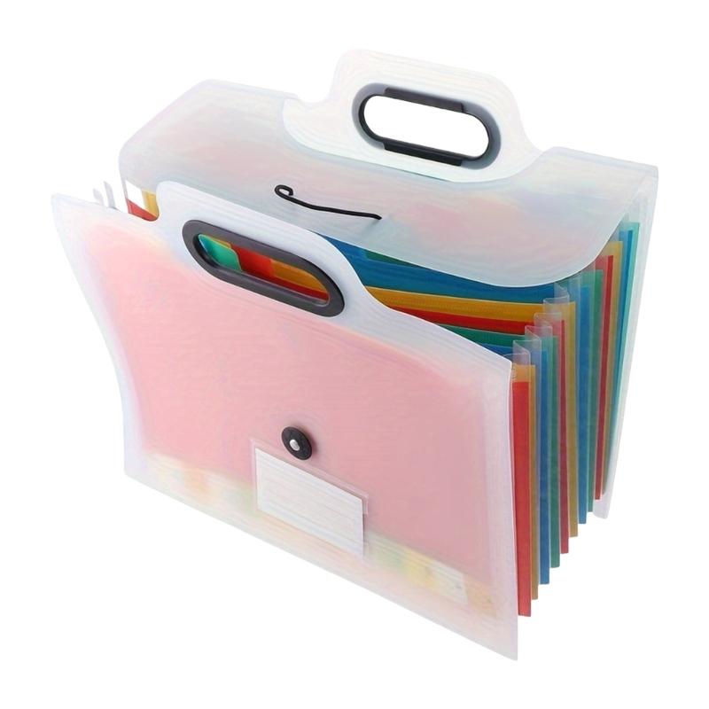 

Moving Box Medium A4 Document Folders Letter Size Paper File Folders Organ Box Handheld Design Student Paper Organizers білий