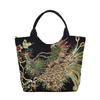 Women Bag Handmade Shiny Peacock Embroidered Bohemia Handbag Retro Large Capacity Canvas Tote Shopping Messenger Purse