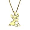 Cute French Bulldog Pendant Necklace Women Men Stainless Steel New Design Trendy Animal Puppy Pet Jewelry Gift For Dog Lovers