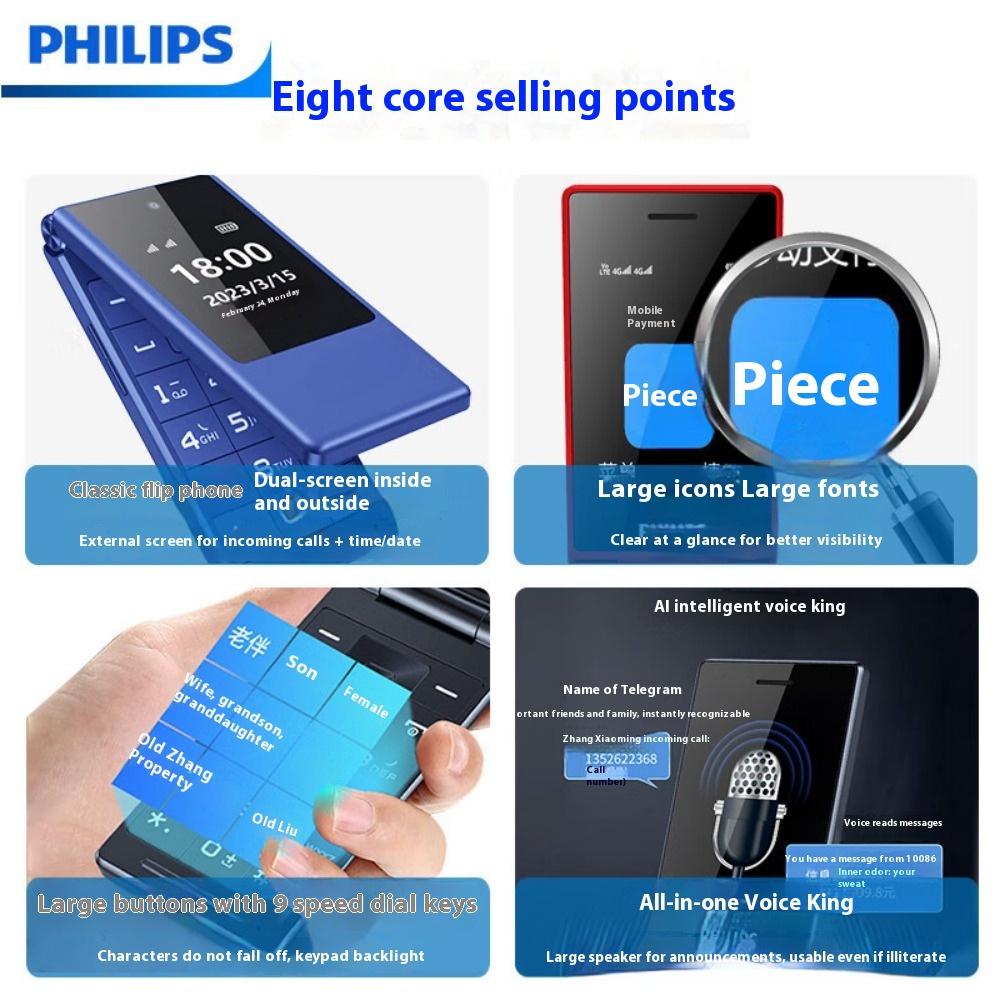Flip Mobile Phone Dual Screen V13 Dual Card Dual Standby Multi-function Elderly Machine Student Mobile Phone