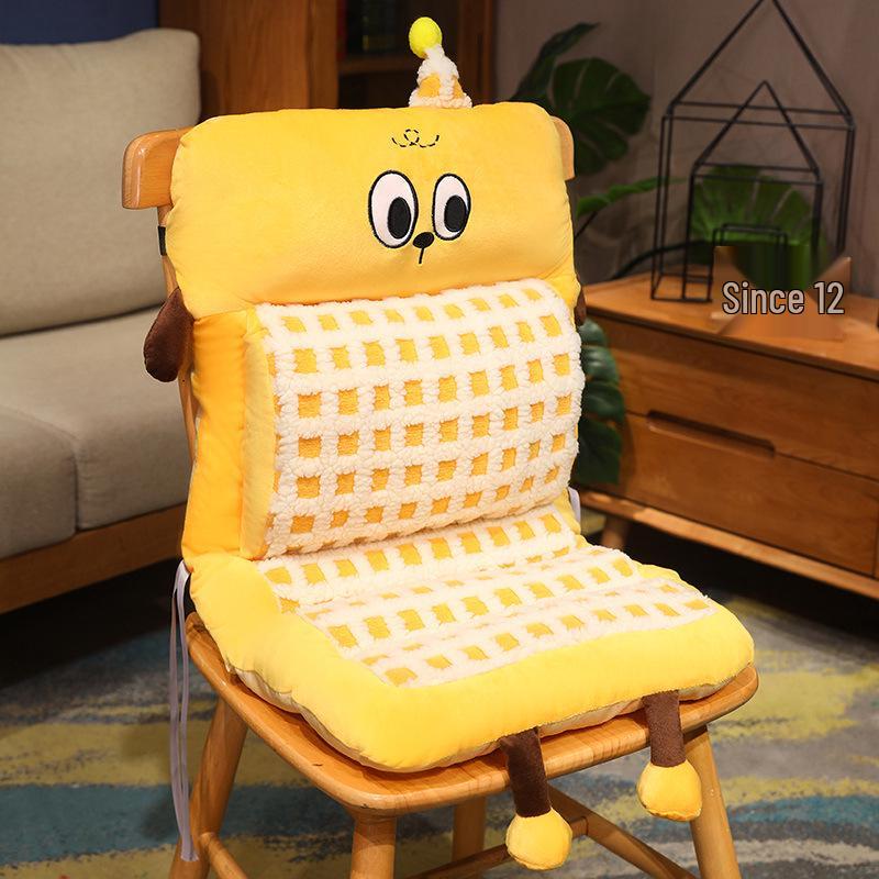 Autumn/Winter Soft Seat and Backrest Cushion for Office Chair or Student Stool