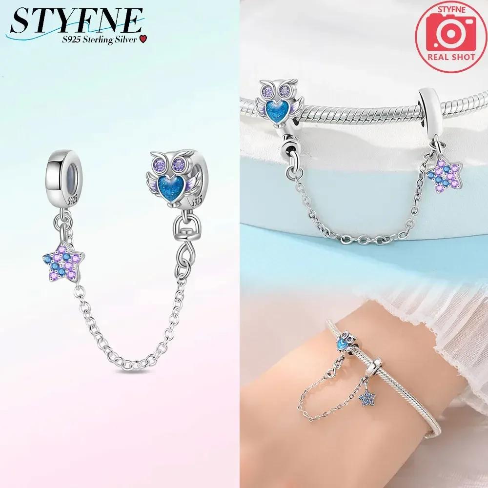Newcopperclassical Cross Flower Type Musical Note Butterfly Safety Chain For Women Bead Diy Bracelet Jewelry Gift