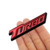 1 Stück 3D METALL Emblem TURBO Autoaufkleber Kühlergrill Heckklappe Badge Auto Karosserie Dekor Aufkleber Abziehbild Auto Außen Zubehör
