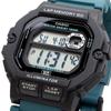Casio Sport Gear Digital Men's Watch WS-1400H-3AV Black X Blue Green