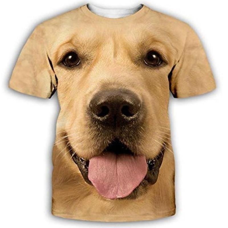 Летняя мужская футболка с милым принтом в виде мешочка 3D — фото 11