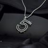 Numbers, Letters 5 Necklaces, Micro-Inlaid Zircon Hip-Hop Models, Simple And Trendy Fast Hair