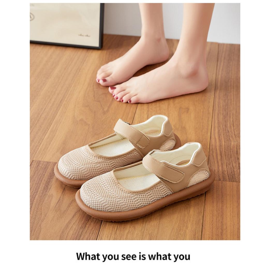 Damen Sommer Neue Schuhe, Kinder Vielseitige Atmungsaktive Freizeitschuhe, Weich Besohlte Nicht Ermüdende Stoffschuhe