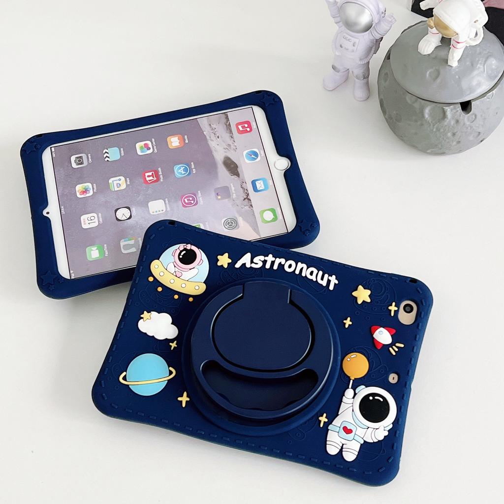 Funda Kids case for iPad 7th 8th 9th 10th Gen Case silicone Rotation Stand case For IPad 9.7 10.2 10.5 10.9 Pro11 Air11 mini 6 7