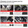 For Toyota Camry Accessories 2018      2024  Cup Holder Ert, Center Console Liner Organizer Door Pocket Mats (White Trim) - 16 Pcs Set