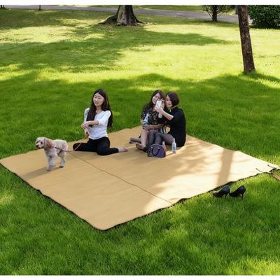 Outdoor Waterproof Oxford Cloth Tent Tarp, Heavy Duty Picnic Groundsheet For Camping, Beach Mat, Portable Moisture-proof Floor Cover For Family Travel