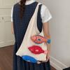 Summer Hollow Out Knitted Bag Crochet Fish Shoulder Bag Casual Weave Knitted Bag  Summer