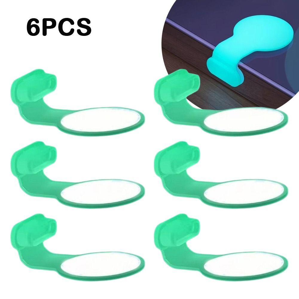6PCS Dustproof Charging Port Dust Plug Luminous Port Protective Cover Tablet Accessories