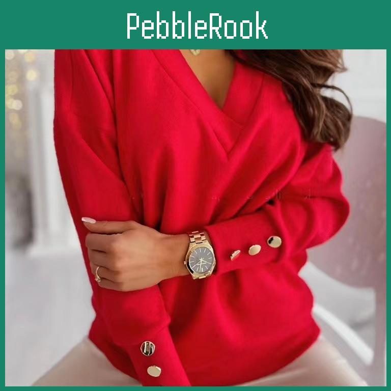 And Autumn Fleece Womens Winter Knitwear Long Sleeve Top