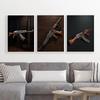 1Pcs Bar Interior Paintings Gun Picture On the Wall Decororation Living Room Rifle Poster Home Decor Canvas Painting AK47 Art