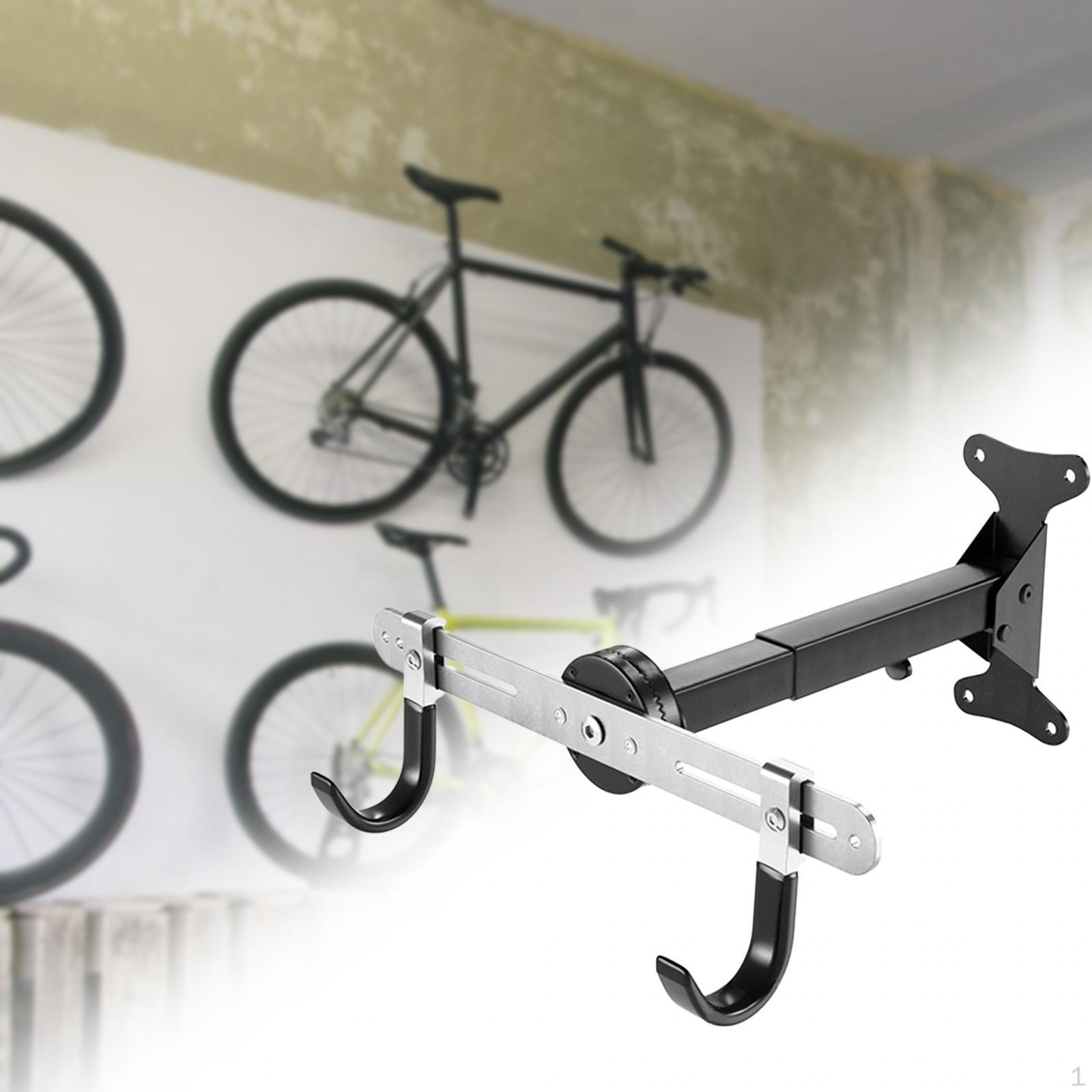 

Подвесной держатель для велосипеда, кронштейн для хранения, устойчивый к ржавчине, настенный багажник для велосипедов для складов