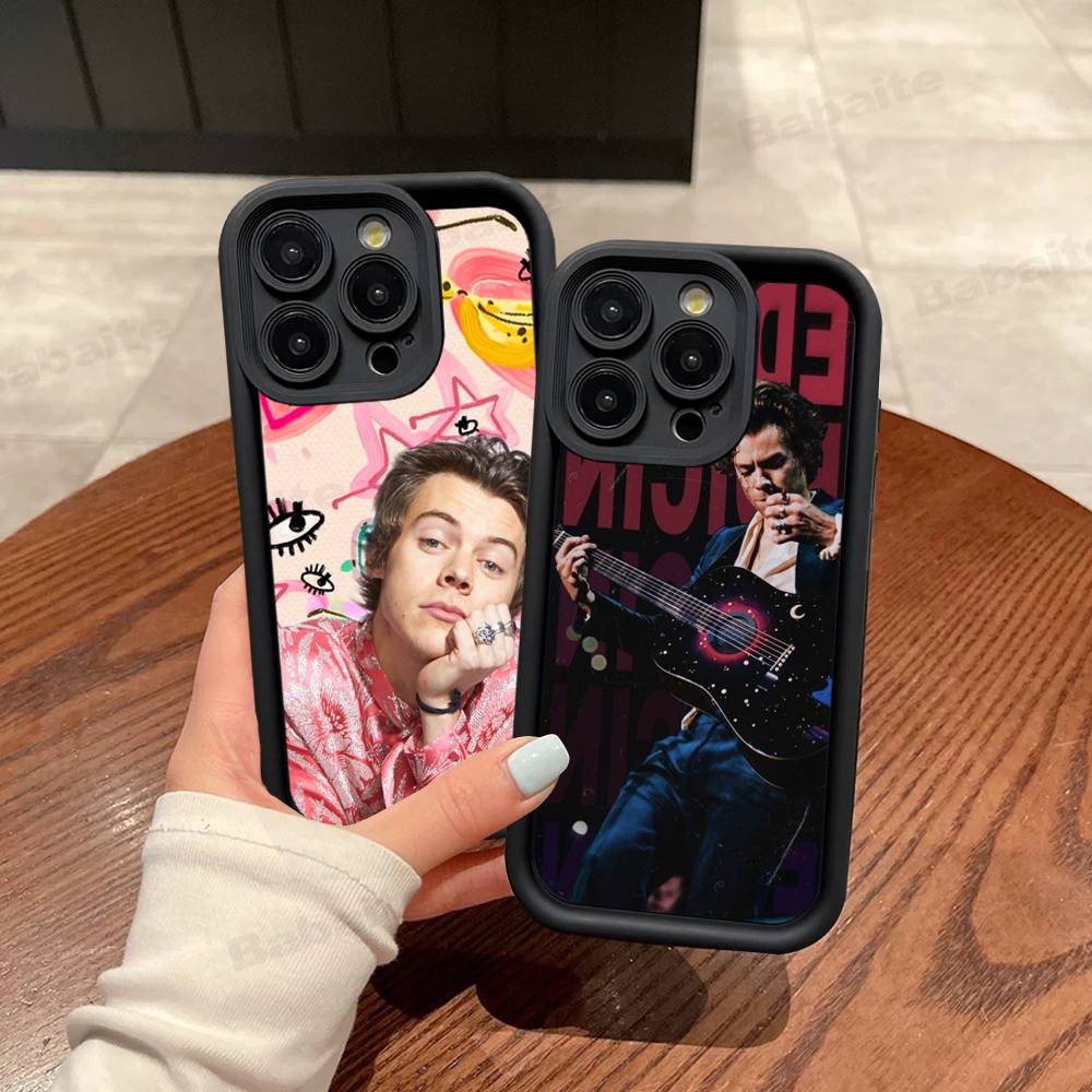 Pop Singer Harry Styles Phone Case For IPhone 17 16 15 14 13 12 11 Pro Max 16E Plus INS Soft Cover