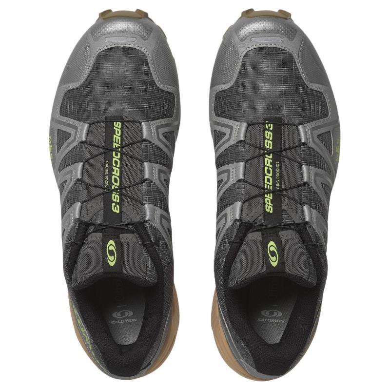 SALOMON Speedcross 3 Abrasion Resistant Breathable Low Top Casual Running Shoes Unisex Gray Sneakers 477363