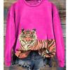 Animal Leopard Tiger Zebra Sweatshirts 3D Print Fashion Hoodies Women Streetwear Long Sleeve Pullovers Y2k Hoodie Woman Clothing