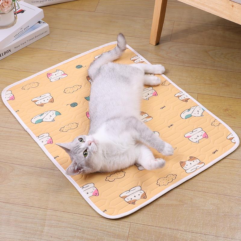 "Cooling Latex Pet Mat: Summer Cat and Dog Ice Silk Pad"