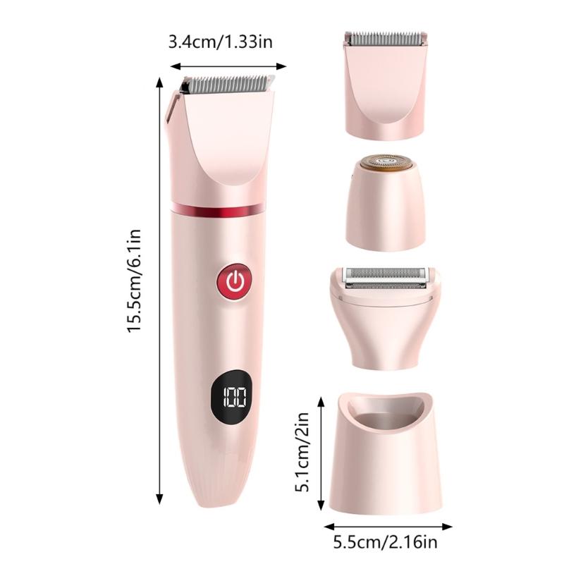 Electric Face Hair Removers Hair Removal Device Face Trimming Tool Washable Device with Digital Screen for Easy Use