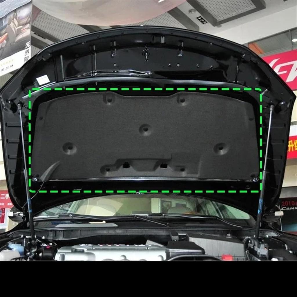 Black Car Hood Engine Sound & Heat Insulation Cotton Compatible For Toyota Camry 2008-2022 (Color : 2008-2011)