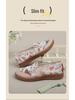 Damen Espadrilles im ethnischen Sommerstil: Atmungsaktiv, Weiche Sohle, Rutschfest, Slipper aus Peking-Stoff
