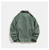 2024 Autumn Men's Casual Japanese Style Color Block Multi-Pocket Workwear Jacket