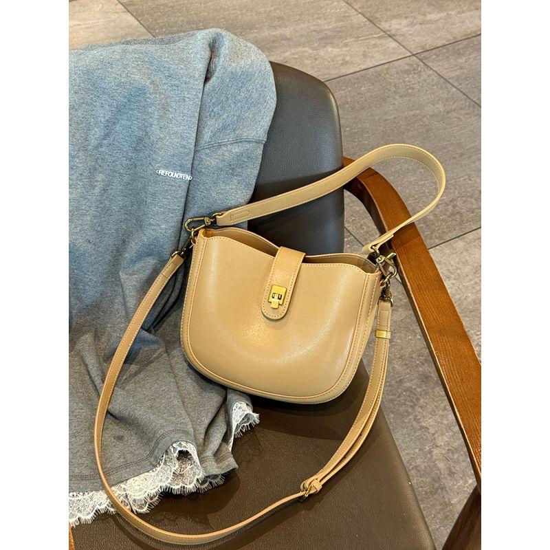 

Saddle Bag Women s 2025 Fall New Arrival Fancy One Shoulder Underarm Bag Light Luxury Minority Genuine Leather Women s Bag Crossbody Bag