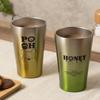 Maebata Winnie the Pooh Tumbler Cup Pair Set 280ml Stainless Steel Double Walled Vacuum Heat Insulation Cold Insulation Boxed Present Disney 52943