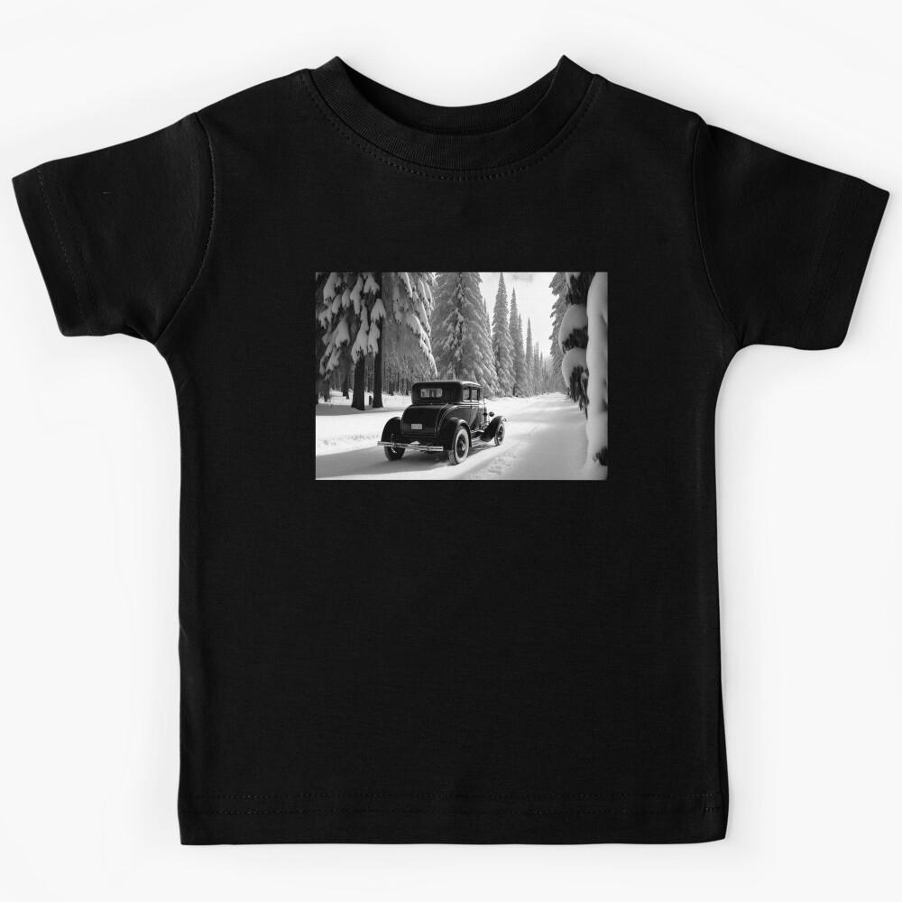 Winter Hot Rod: Snow and Steel #21, a perfect gift for all American Hot Rod fans Kids T-Shirt 170