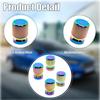 2pcs/4pcs Anodized Aluminum Tire Valves Stem Cap Cover Universal Fit for Cars SUVs Bikes Trucks Motorcycles Construction