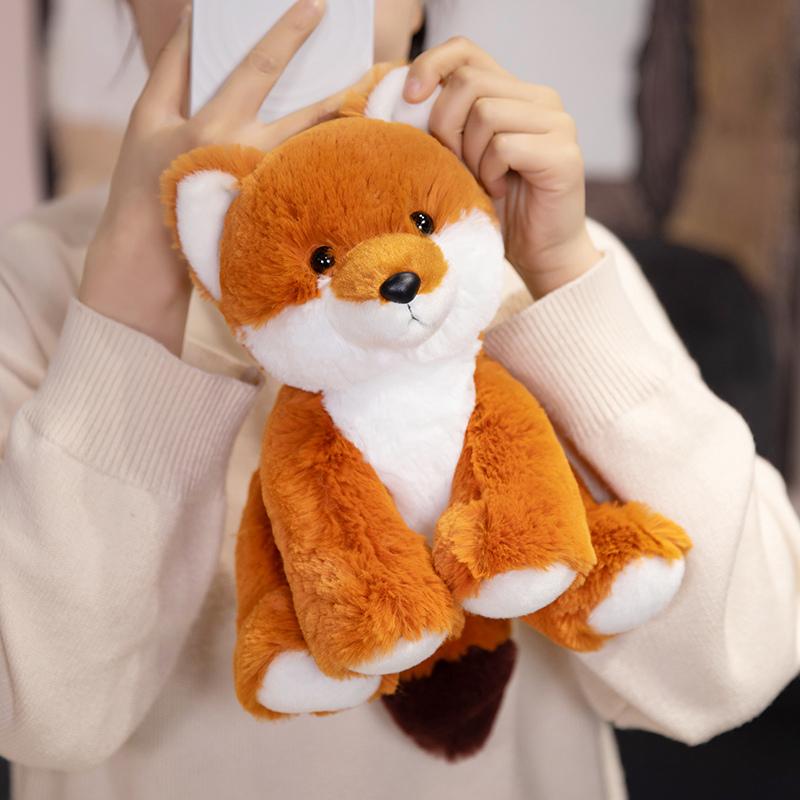 23cm Kawaii Tiger Plush Toy Stuffed Wild Animal Giraffe Doll Pillow Soft Birthday Gift for Boys Girls Kids Home Decor