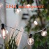 7/12M Solar Led G40 Globe Christmas Garland Street Fairy String Light Wedding Bulb Outdoor Lamp For Party Holiday Garden Light