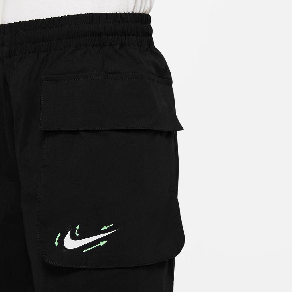 Nike Logo Pocket Straight-Leg Shorts for Kids Kids Bottoms Black DX7549-010