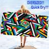 Club América Logo Print Beach Towel, Large Soft Quick Dry Towel for Beach Camping Swimming