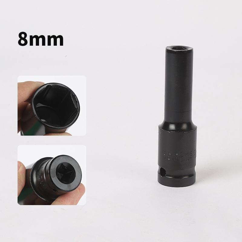 10Pcs 1/2 Inch Drive Metric Impact Socket Set Deep Universal For Pneumatic Air Tools