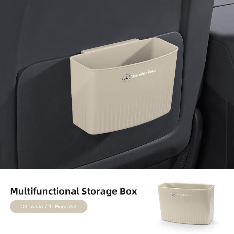 MEA4 Car Plastic Hanging Multi-Functional Storage Box Trash Can Accessories For Mercedes-Benz GLC X253 X254 C-Class W205 W206 A-Class