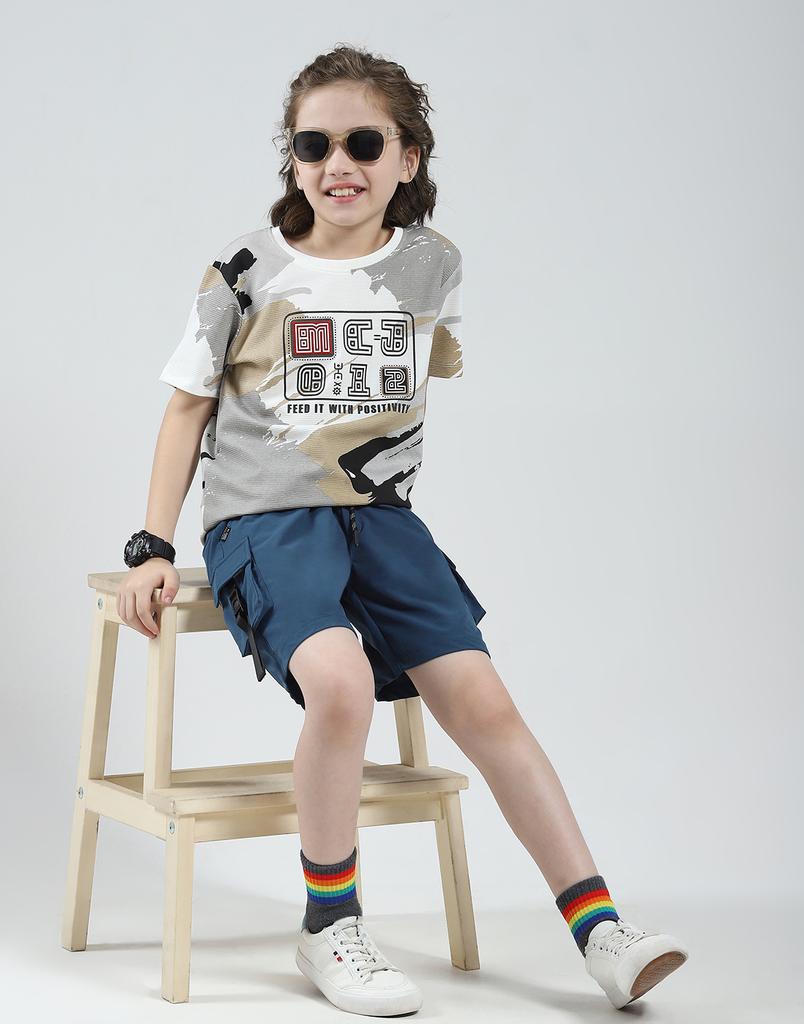 MONTE CARLO Boys Printed Round Neck Tshirt