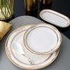 Hotel Restaurant Ceramic Tableware Set: Plates, Bowls, Cutlery, Chopsticks for Private Rooms - 7 or 8 Pieces