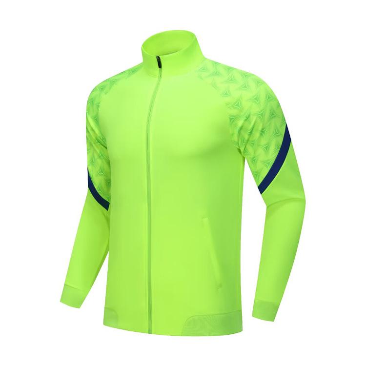 Unisex Casual Sportswear Set: Long Sleeve Zipper Jacket for Spring/Autumn Running & Training