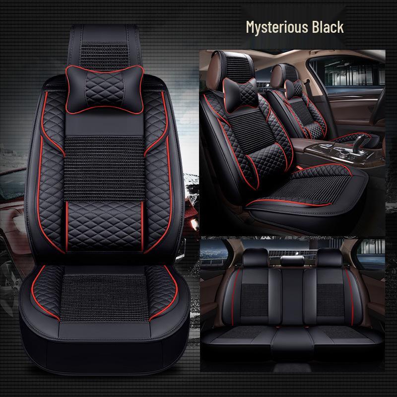 Ice Silk Full Cover Car Seat Cushion Set for Civic, Cruze, Corolla, Haval M6F7, MG ZS, Accord.