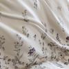 Luxury Lan Jing Tencel Cooling Four-Piece Summer Bedding Set: Silky, Machine Washable Bed Sheet & Duvet Cover for Naked Sleep.